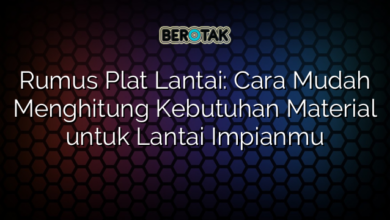 Rumus Plat Lantai Cara Mudah Menghitung Kebutuhan Material Untuk