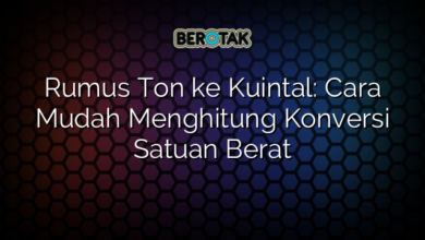 Rumus Ton Ke Kuintal Cara Mudah Menghitung Konversi Satuan Berat