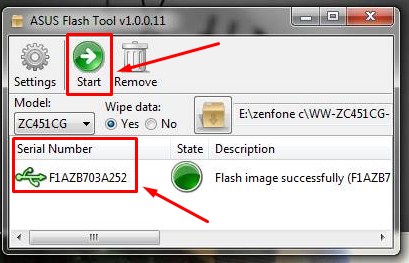 Cara Flash HP Asus Dengan PC via Flashtool