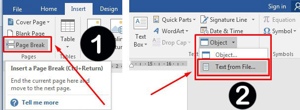 Pilih File Word yang akan digabungkan menjadi satu