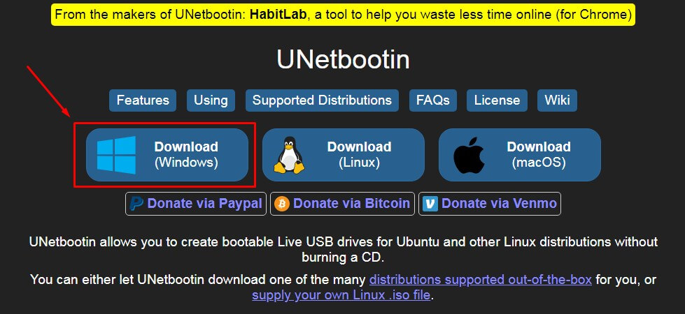 Unduh UNetbootin