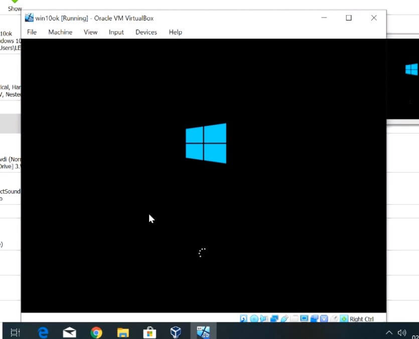 Booting Windows 10 Sedang dimulai