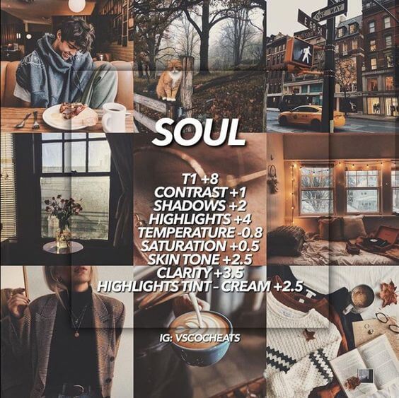 1 Preset VSCO Aesthetic Soul