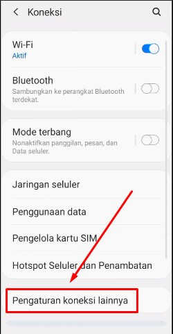 3. Pilih More Connection Settings