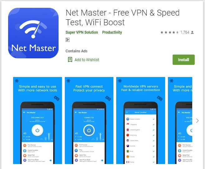 Aplikasi Net Master