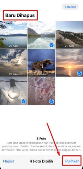 Cara Mengembalikan Foto yang Terhapus di iPhone Tanpa Aplikasi