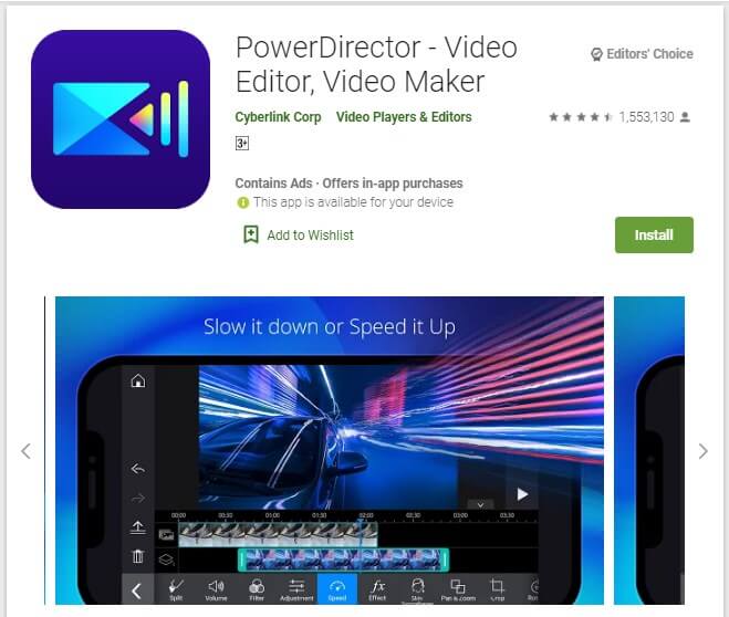 Aplikasi Edit Video Android Tanpa Watermark PowerDirector