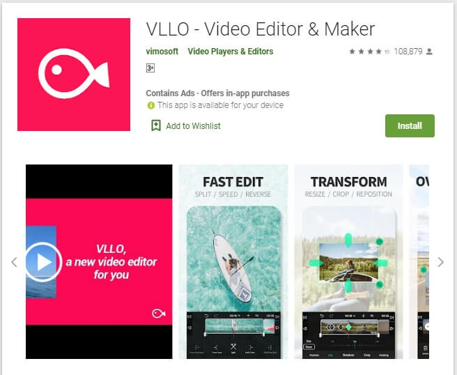 Aplikasi Edit Video Android Tanpa Watermark VLLO