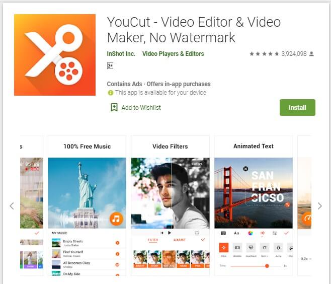 Aplikasi Edit Video Android Tanpa Watermark YouCut