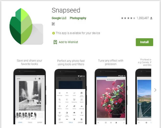 Aplikasi Penghapus Objek Foto Terbaik Android Snapseed