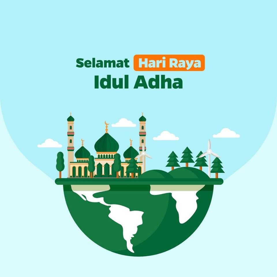 cara edit foto Idul Adha online untuk membuat kartu ucapan selamat Hari Raya dengan Mudah lewat Canva