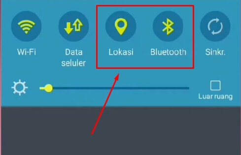 Cara Mematikan Bluetooth yang Hidup Sendiri di HP Vivo dengan mematikan fitur GPS atau pemindai lokasi di HP Vivo