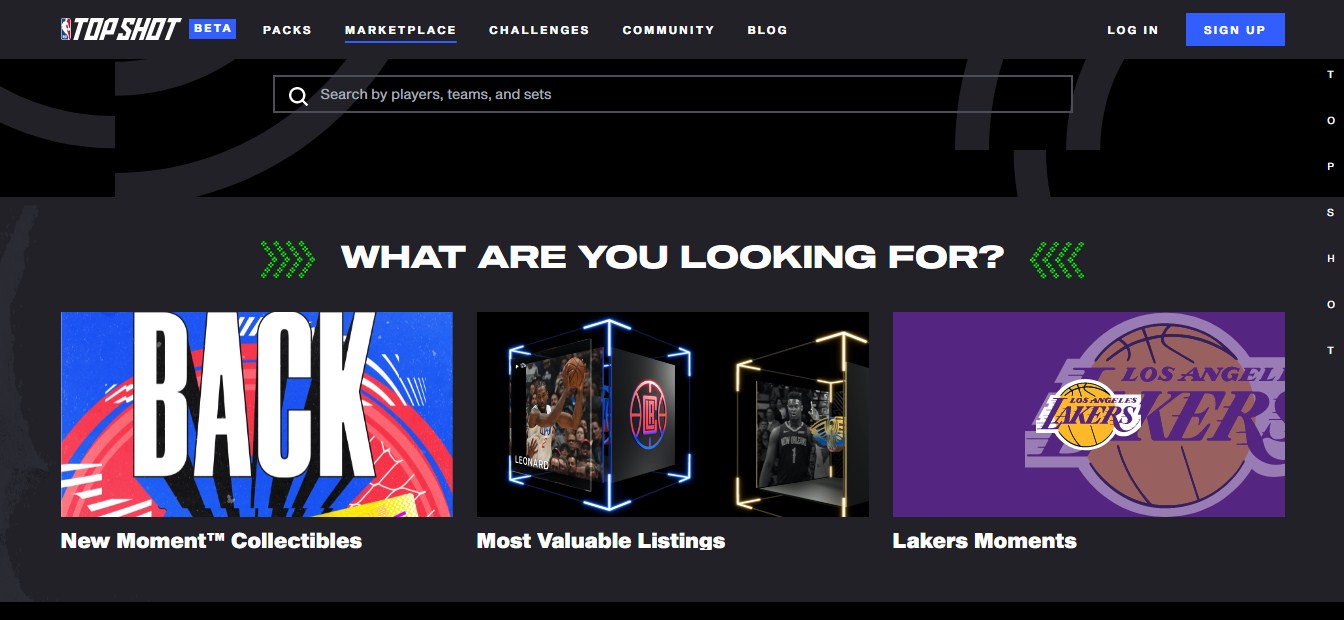 Marketplace NFT Terbaik Bidang Olahraga yaitu NBA Top Shot