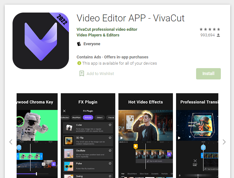 Video Editor APP - VivaCut