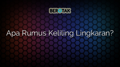 Apa Rumus Keliling Lingkaran?