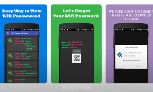 Aplikasi WiFi Password Viewer