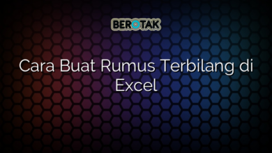 Cara Buat Rumus Terbilang Di Excel