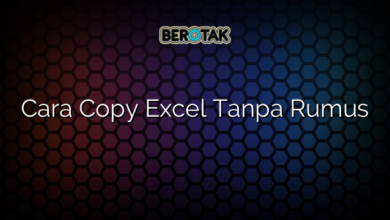 Cara Copy Excel Tanpa Rumus