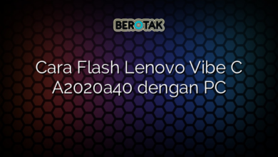 Cara Flash Lenovo Vibe C A2020a40 dengan PC