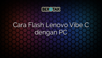 Cara Flash Lenovo Vibe C dengan PC