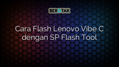 Cara Flash Lenovo Vibe C dengan SP Flash Tool