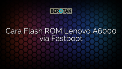 Cara Flash ROM Lenovo A6000 via Fastboot