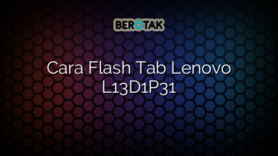 Cara Flash Tab Lenovo L13D1P31