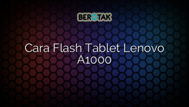 Cara Flash Tablet Lenovo A1000