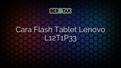 Cara Flash Tablet Lenovo L12T1P33