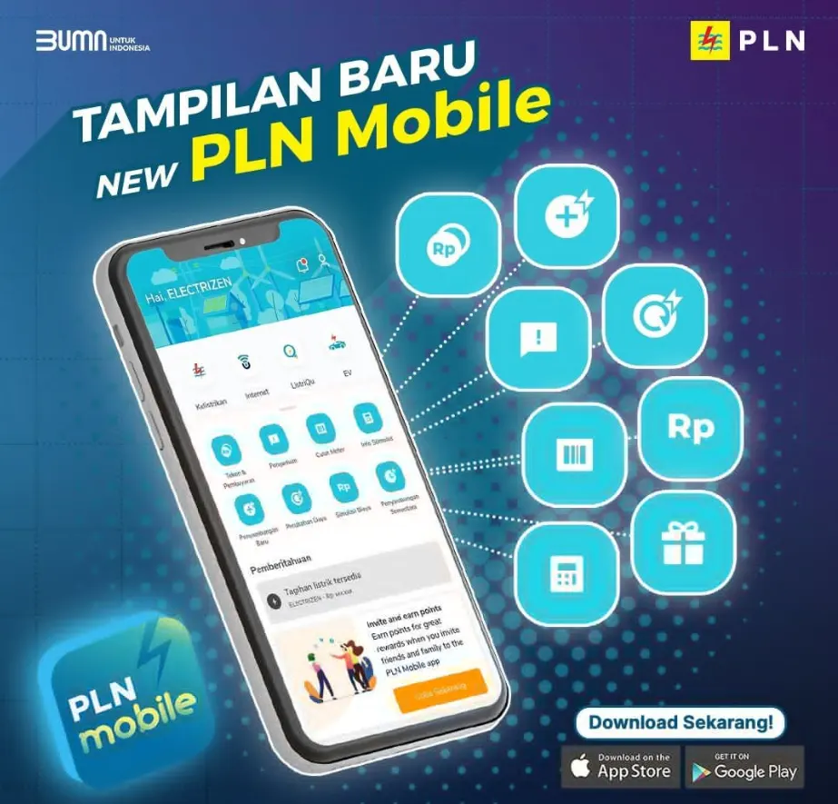 Cara Isikan Token Listrik Melalui PLN MOBILE