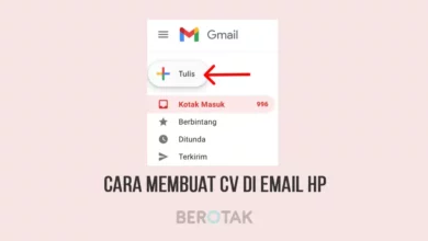 Cara Membuat CV Di Email HP