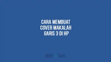 Cara Membuat Cover Makalah Garis 3 Di Hp