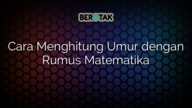 √ Cara Menghitung Umur Dengan Rumus Matematika