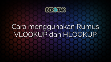 Cara menggunakan Rumus VLOOKUP dan HLOOKUP