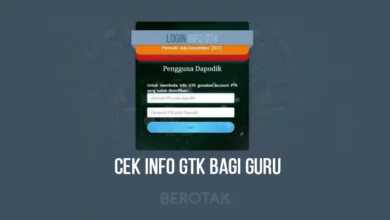 Cek Info GTK Bagi Guru