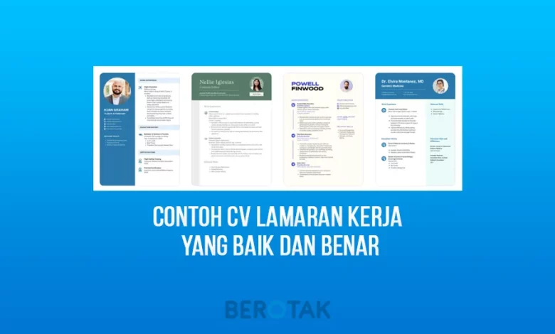 Contoh CV Lamaran Kerja yang Baik dan Benar