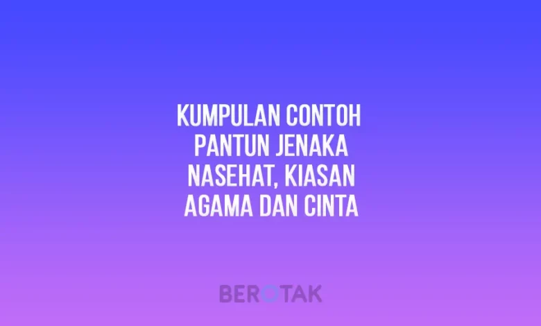 Contoh Pantun