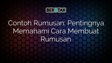 Contoh Rumusan: Pentingnya Memahami Cara Membuat Rumusan