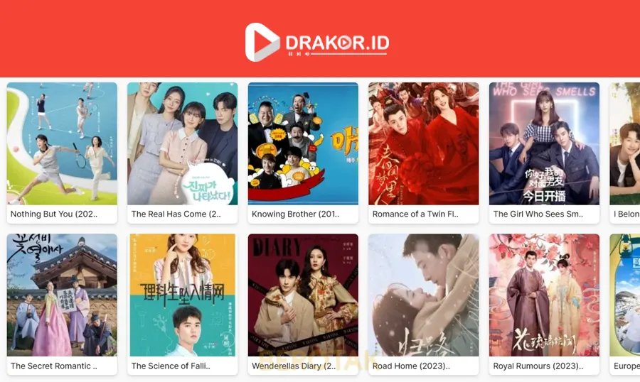 Fitur Aplikasi Web Drakor id