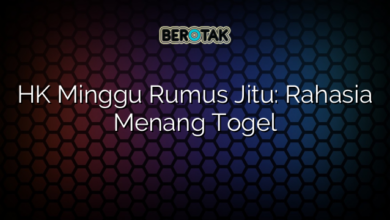 HK Minggu Rumus Jitu: Rahasia Menang Togel