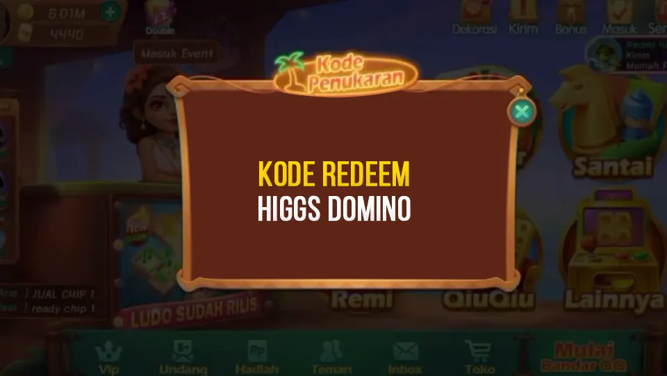 Kode Redeem Higgs Domino