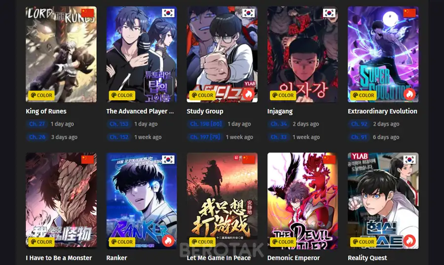 Manhwa List Apk Paling Terbaru