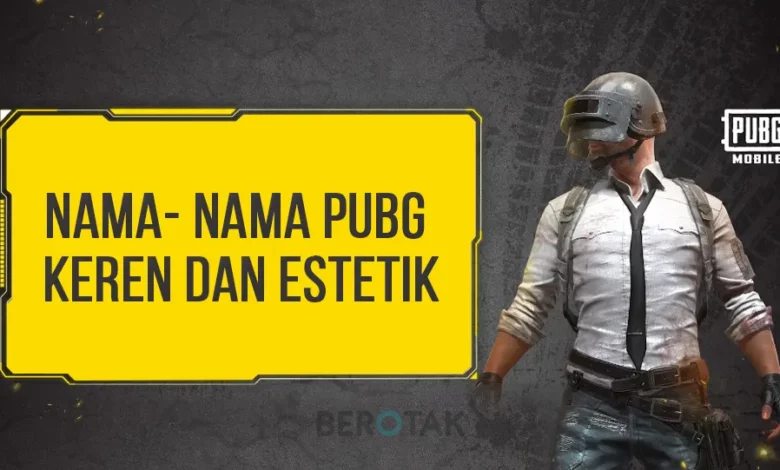 Nama- Nama PUBG Keren dan Estetik