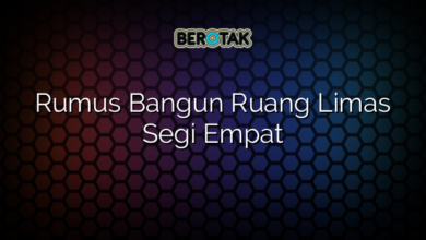 Rumus Bangun Ruang Limas Segi Empat