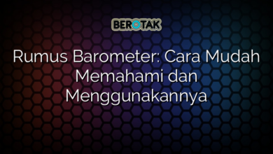 Rumus Barometer: Cara Mudah Memahami dan Menggunakannya