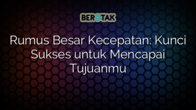 Rumus Besar Kecepatan: Kunci Sukses untuk Mencapai Tujuanmu