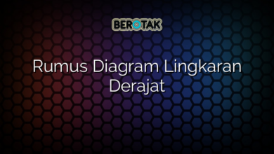 Rumus Diagram Lingkaran Derajat