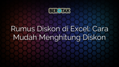 Rumus Diskon Di Excel Cara Mudah Menghitung Diskon