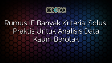 Rumus IF Banyak Kriteria: Solusi Praktis Untuk Analisis Data Kaum Berotak