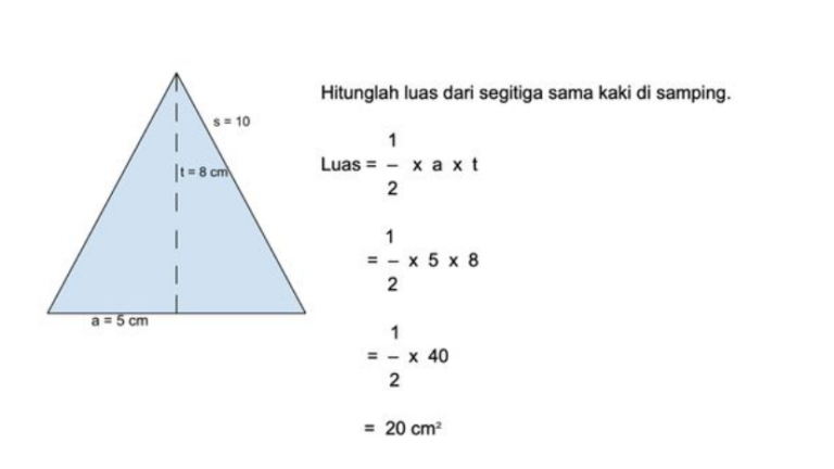 √ Penjelasan Lengkap Tentang Rumus Luas Segitiga Sama Sisi 2124